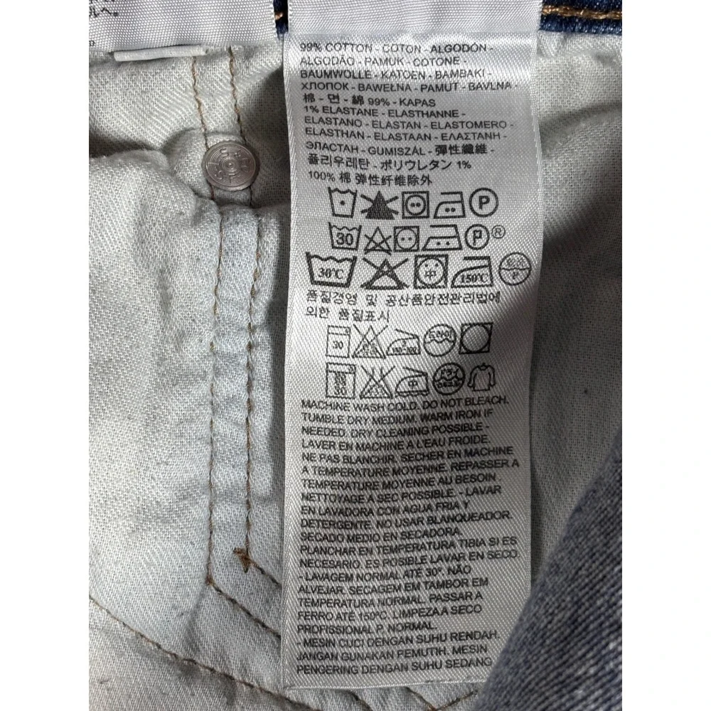 Levis 559 Relaxed Straight Jeans Mens 42x30 Blue Medium Wash Stretch‎ 00559-0325